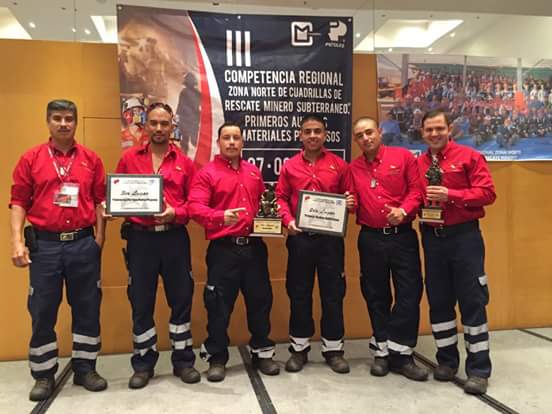Pinos Altos and Creston Mascota Mines Set the Gold Standard at Mine Rescue Competition in Mexico