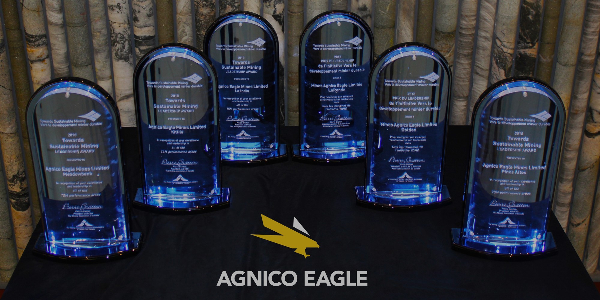 Performing at the Highest Level: Six Agnico Eagle sites recognized as leaders in social and environmental performance  