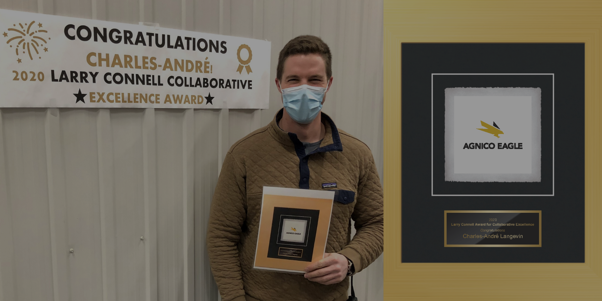 Charles-André Langevin Wins Larry Connell Award for Collaborative Excellence