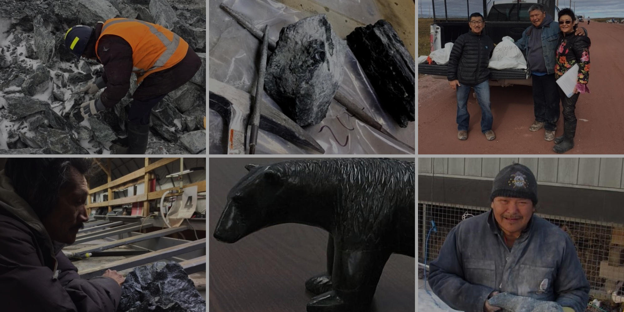 Agnico Eagle Provides Mine Site Soapstone to Inuit Artists